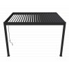 Bioklimatická pergola INTRO PLUS 4x3 m, hliník - do stěny