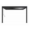 Bioklimatická pergola INTRO PLUS 4x3 m, hliník - do stěny