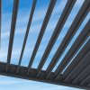 Bioklimatická pergola INTRO PLUS 4x3 m, hliník - do stěny