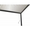 Bioklimatická pergola INTRO PLUS 4x3 m, hliník - do stěny