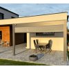 Bioklimatická pergola INTRO PLUS 4x3 m, hliník - do stěny