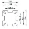 Bioklimatická pergola INTRO PLUS 4x3 m, hliník - do stěny
