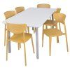 TOOMAX ITALIA DINING plastový stůl - světle šedá