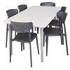 TOOMAX ITALIA DINING plastový stůl - světle šedá