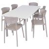 TOOMAX ITALIA DINING plastový stůl - světle šedá