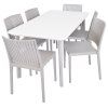 TOOMAX ITALIA DINING plastový stůl - světle šedá