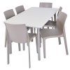 TOOMAX ITALIA DINING plastový stůl - světle šedá