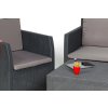DIANA 4 SEATER zahradní plastový set - grafit