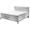 Kontinentální postel BOXSPRING ROCKAWAY BX2180 180x200 cm - světle šedá