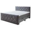 Kontinentální postel BOXSPRING CHESTER BX2200 180x200 cm - šedá