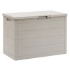 WOODYS zahradní plastový úložný box 160 L - světle šedá
