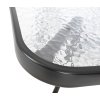 Zahradní stůl ZWMT 80x80 cm kovový se skleněnou deskou