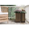 261031 deco square planter walnut 2
