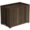 Květináč DECO RECTANGLE TALL WALNUT
