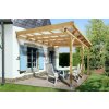 WEKA Dřevěná zahradní pergola 671 (5,1x3 m)