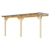 WEKA Dřevěná zahradní pergola 672 (4,3x3,7 m)