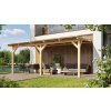 WEKA Dřevěná zahradní pergola 672 (5,4x3,7 m)