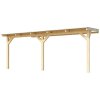 WEKA Dřevěná zahradní pergola 672 (5,4x3,7 m)