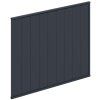 3m wide vertical tilting aluminum panel anthracite close 3