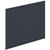 3m wide vertical tilting aluminum panel anthracite close 3