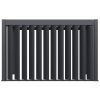 wide vertical tilting aluminum panel anthracite open 2
