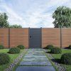 teak element fencing 1920mm post fence gate