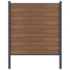 teak 157mmx20mm 2400 75mm alu post top bottom rail 1