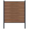 teak 157mmx20mm 2400 75mm alu post top bottom rail 1