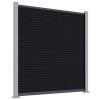 dark grey 160mmx20mm 1920 75mm alu post top bottom rail 2