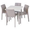TOOMAX ITALIA BALCONY plastový stůl - světle šedá