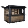 keter sep 2025 outdoorbar left view open with premium wallnut deco standalone render 01