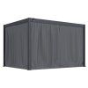 4x3 freestanding polyester curtains 4