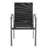 diamond 0103902 7500 stapelsessel anthrazit charcoal front
