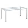 0311924 0000 cubic tischgestell 180x95cm silber object