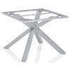 cubic tischgestell 0311947 0000 x leg silber 95x95 object
