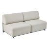 tribe 0107940 7820 lounge 2 sitzer anthrazit matt boucle beige object