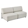 tribe 0107940 7820 lounge 2 sitzer anthrazit matt boucle beige object