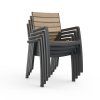 corale chair graphite teak 1328
