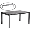 extension table cubix hpl antracit