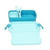 curver lunch go brotdose 23x13x6cm blau brotbuechse buechse lunchbox stullenbox b2