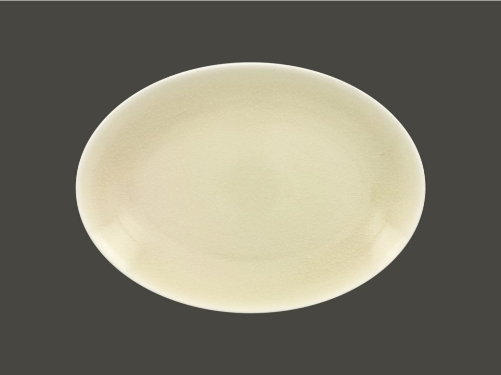 RAK Vintage talíř mělký oválný, perlový 32 × 23 cm | RAK-VNNNOP32PL
