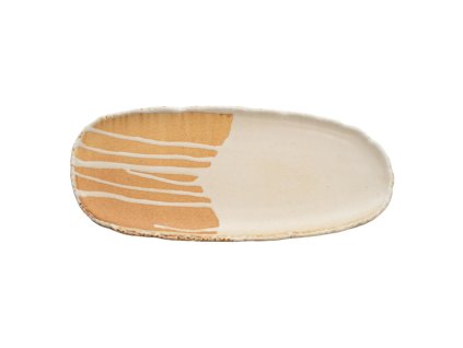 Samto talíř oválný 35 × 15 cm