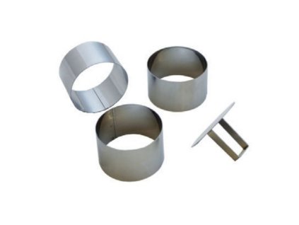 Formy kruhové + vytlačovátko 55 mm