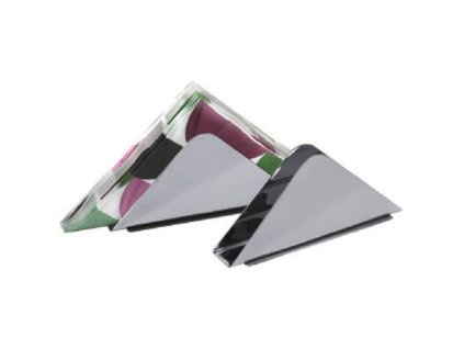 Stojánek na ubrousky, nerezový