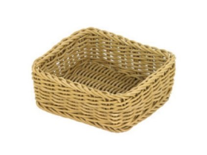 Košík polyratan GN 1/6, světlý