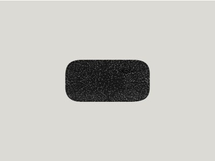 RAK Talíř obdélníkový 22 x 11 cm, černá | RAK-IPAURPM22