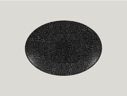 RAK Talíř oválný 32 x 23 cm, černá | RAK-IPNNOP32