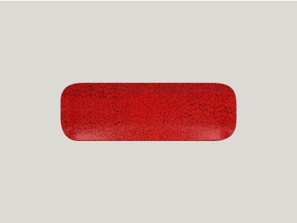 RAK Ruby talíř obdélníkový 33 × 11 cm – červená | RAK-RBAURPN33