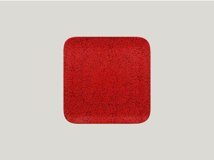 RAK Ruby talíř čtvercový 22 × 22 cm - červená | RAK-RBAUSP22
