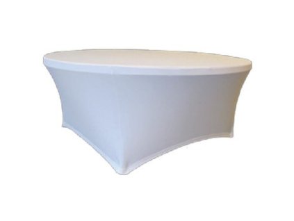 Potah na stůl 180 cm, bílá